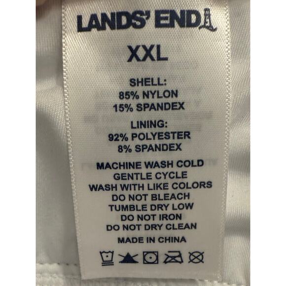 Lands' End NWOT Modest Resort Beach Floral Paisley Ruched 1-Piece Swimsuit XXL - Picture 5 of 5